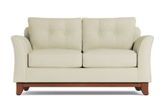 Marco Apartment Size Sleeper Sofa Bed :: Leg Finish: Pecan / Sleeper Option: Memory Foam Mattress