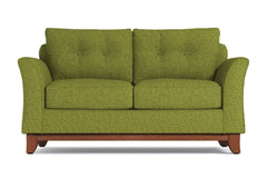 Marco Apartment Size Sleeper Sofa Bed :: Leg Finish: Pecan / Sleeper Option: Memory Foam Mattress