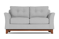 Marco Apartment Size Sleeper Sofa Bed :: Leg Finish: Pecan / Sleeper Option: Memory Foam Mattress