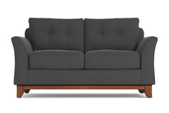 Marco Apartment Size Sleeper Sofa Bed :: Leg Finish: Pecan / Sleeper Option: Memory Foam Mattress