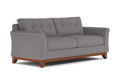 Marco Queen Size Sleeper Sofa Bed :: Leg Finish: Pecan / Sleeper Option: Memory Foam Mattress