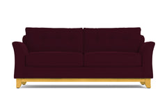 Marco Queen Size Sleeper Sofa Bed :: Leg Finish: Natural / Sleeper Option: Deluxe Innerspring Mattress