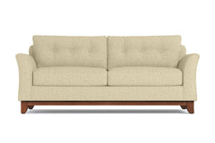 Marco Queen Size Sleeper Sofa Bed :: Leg Finish: Pecan / Sleeper Option: Deluxe Innerspring Mattress