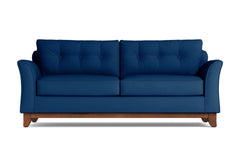 Marco Queen Size Sleeper Sofa Bed :: Leg Finish: Pecan / Sleeper Option: Deluxe Innerspring Mattress