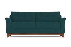 Marco Queen Size Sleeper Sofa Bed :: Leg Finish: Pecan / Sleeper Option: Memory Foam Mattress