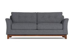 Marco Queen Size Sleeper Sofa Bed :: Leg Finish: Pecan / Sleeper Option: Deluxe Innerspring Mattress