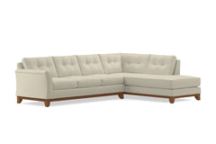 Marco 2pc Sectional Sofa :: Leg Finish: Pecan / Configuration: RAF - Chaise on the Right