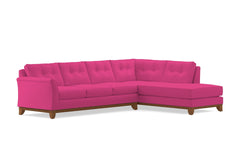 Marco 2pc Sectional Sofa :: Leg Finish: Pecan / Configuration: RAF - Chaise on the Right