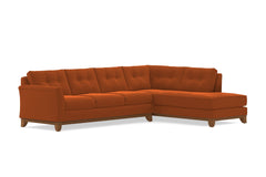 Marco 2pc Sectional Sofa :: Leg Finish: Pecan / Configuration: RAF - Chaise on the Right