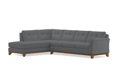 Marco 2pc Sectional Sofa :: Leg Finish: Pecan / Configuration: LAF - Chaise on the Left