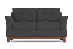 Marco Apartment Size Sleeper Sofa Bed :: Leg Finish: Pecan / Sleeper Option: Deluxe Innerspring Mattress