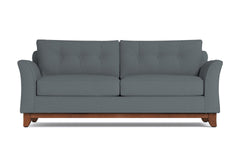 Marco Queen Size Sleeper Sofa Bed :: Leg Finish: Pecan / Sleeper Option: Deluxe Innerspring Mattress