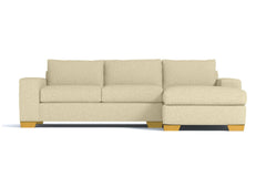 Melrose 2pc Sectional Sofa :: Leg Finish: Natural / Configuration: RAF - Chaise on the Right