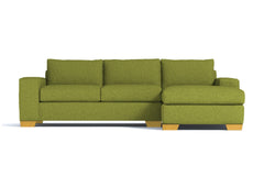 Melrose 2pc Sectional Sofa :: Leg Finish: Natural / Configuration: RAF - Chaise on the Right