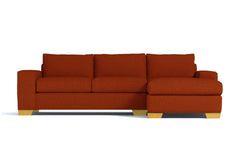 Melrose 2pc Sectional Sofa :: Leg Finish: Natural / Configuration: RAF - Chaise on the Right