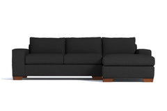 Melrose 2pc Sectional Sofa :: Leg Finish: Pecan / Configuration: RAF - Chaise on the Left