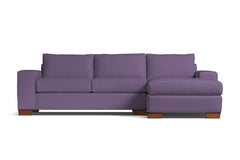 Melrose 2pc Sectional Sofa :: Leg Finish: Pecan / Configuration: RAF - Chaise on the Right