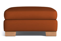 Melrose Ottoman :: Leg Finish: Natural / Size: 39x39