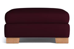 Melrose Ottoman :: Leg Finish: Natural / Size: 35x35