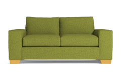 Melrose Apartment Size Sleeper Sofa Bed :: Leg Finish: Natural / Sleeper Option: Memory Foam Mattress