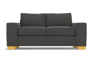 Melrose Twin Size Sleeper Sofa Bed :: Leg Finish: Natural / Sleeper Option: Memory Foam Mattress