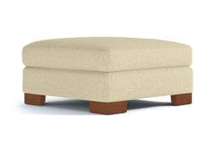 Melrose Ottoman :: Leg Finish: Pecan / Size: 35x35