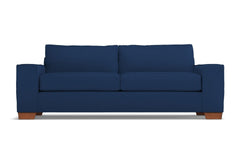 Melrose Queen Size Sleeper Sofa Bed :: Leg Finish: Pecan / Sleeper Option: Memory Foam Mattress