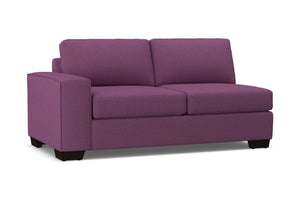 Melrose Left Arm Apartment Size Sofa :: Leg Finish: Espresso / Configuration: LAF - Chaise on the Left