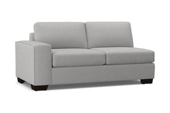Melrose Left Arm Apartment Size Sofa :: Leg Finish: Espresso / Configuration: LAF - Chaise on the Left