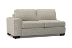 Melrose Left Arm Apartment Size Sofa :: Leg Finish: Espresso / Configuration: LAF - Chaise on the Left