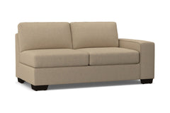 Melrose Right Arm Apartment Size Sofa :: Leg Finish: Espresso / Configuration: RAF - Chaise on the Right