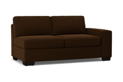 Melrose Right Arm Apartment Size Sofa :: Leg Finish: Espresso / Configuration: RAF - Chaise on the Right