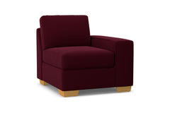 Melrose Right Arm Chair :: Leg Finish: Natural / Configuration: RAF - Chaise on the Right