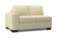Melrose Left Arm Loveseat :: Leg Finish: Espresso / Configuration: LAF - Chaise on the Left