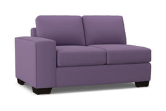Melrose Left Arm Loveseat :: Leg Finish: Espresso / Configuration: LAF - Chaise on the Left