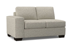 Melrose Left Arm Loveseat :: Leg Finish: Espresso / Configuration: LAF - Chaise on the Left