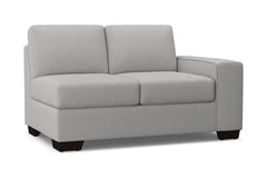 Melrose Right Arm Loveseat :: Leg Finish: Espresso / Configuration: RAF - Chaise on the Right