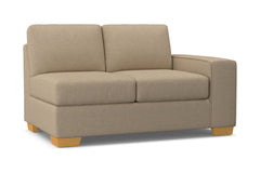 Melrose Right Arm Loveseat :: Leg Finish: Natural / Configuration: RAF - Chaise on the Right