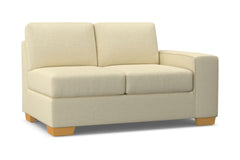 Melrose Right Arm Loveseat :: Leg Finish: Natural / Configuration: RAF - Chaise on the Right