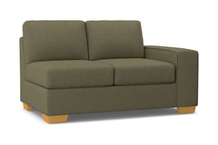 Melrose Right Arm Loveseat :: Leg Finish: Natural / Configuration: RAF - Chaise on the Right