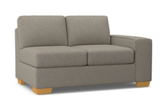 Melrose Right Arm Loveseat :: Leg Finish: Natural / Configuration: RAF - Chaise on the Right