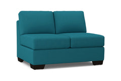Melrose Armless Loveseat :: Leg Finish: Espresso