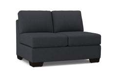 Melrose Armless Loveseat :: Leg Finish: Espresso