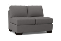 Melrose Armless Loveseat :: Leg Finish: Espresso