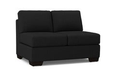 Melrose Armless Loveseat :: Leg Finish: Espresso