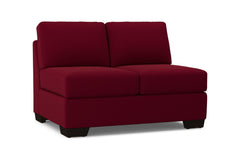Melrose Armless Loveseat :: Leg Finish: Espresso