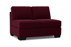 Melrose Armless Loveseat :: Leg Finish: Espresso