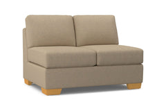 Melrose Armless Loveseat :: Leg Finish: Natural