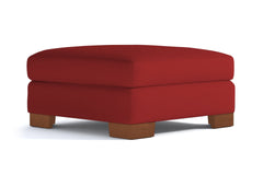 Melrose Ottoman :: Leg Finish: Pecan / Size: 35x35