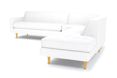 Monroe 3pc Sectional Sofa :: Leg Finish: Natural / Configuration: RAF - Chaise on the Right